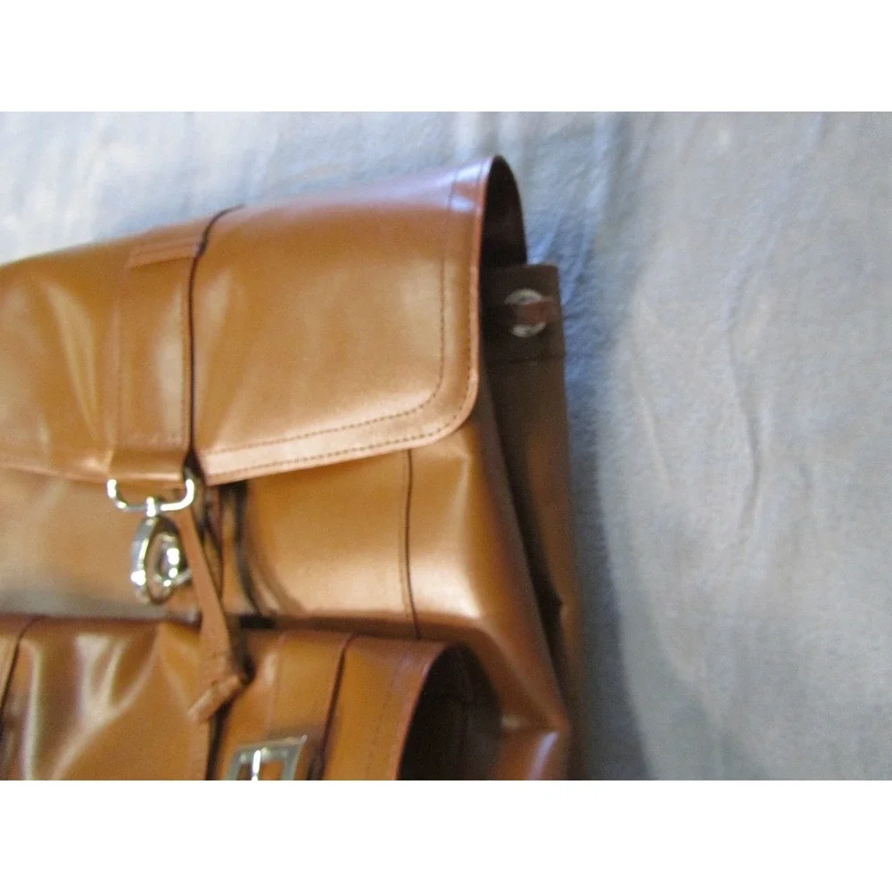 McKlein Brown Leather‎ Professional Backpack Laptop and Tablet Protection Bag